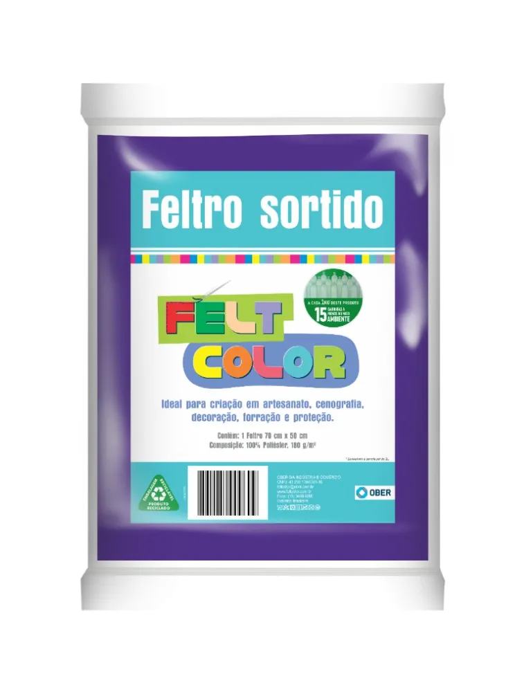 ROXO FELTRO OBER 50X70CM 100%PES