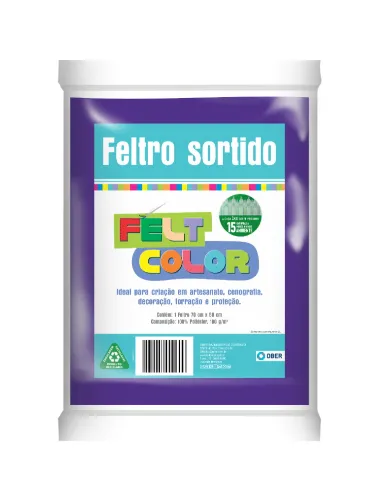 ROXO FELTRO OBER 50X70CM 100%PES