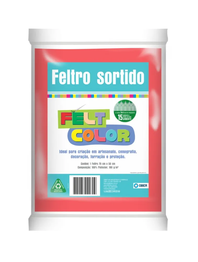 CORAL FELTRO OBER 50X70CM 100%PES