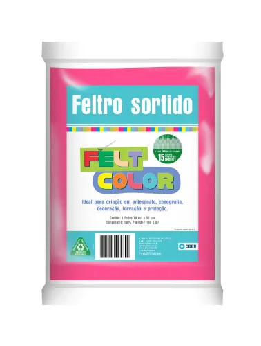 ROSA FELTRO OBER 50X70CM 100%PES