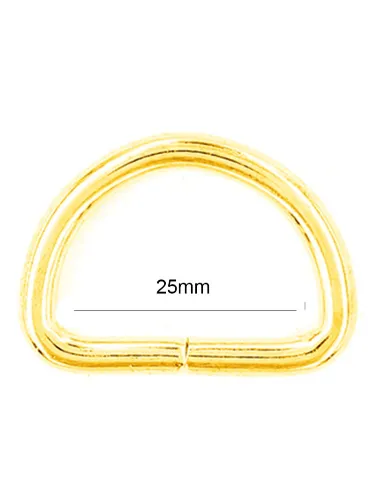 DOU. MEIA ARGOLA ROMA 150857 25MM C4 100%NI