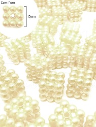 0238 PEROLA CRAQ. QUADRADA C/FURO RO.151209 12MM 50G