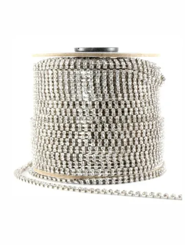 PTA. CORRENTE STRASS TOKBIJOUX SS12 ROLO C/100M