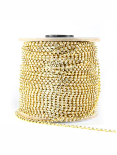 DOU. CORRENTE STRASS TOKBIJOUX SS12 ROLO C/100M