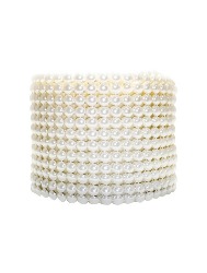 CRE. MANTA TRAMA MEIA PEROLA 4MM 11CMX9,14M 100%ABS