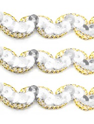 BCO. PASSAMANARIA ROMA METALIZADA 151127 1,2CM 13,71M 100%PES