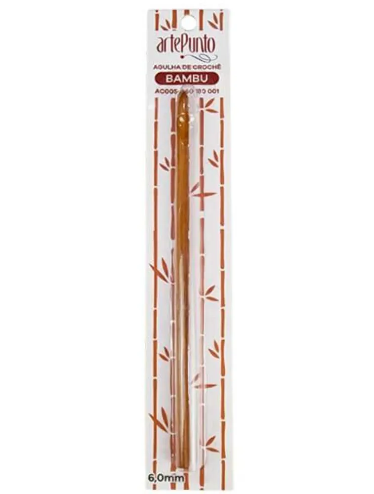6,0 AGULHA CROCHE ARTEPUNTO BAMBU