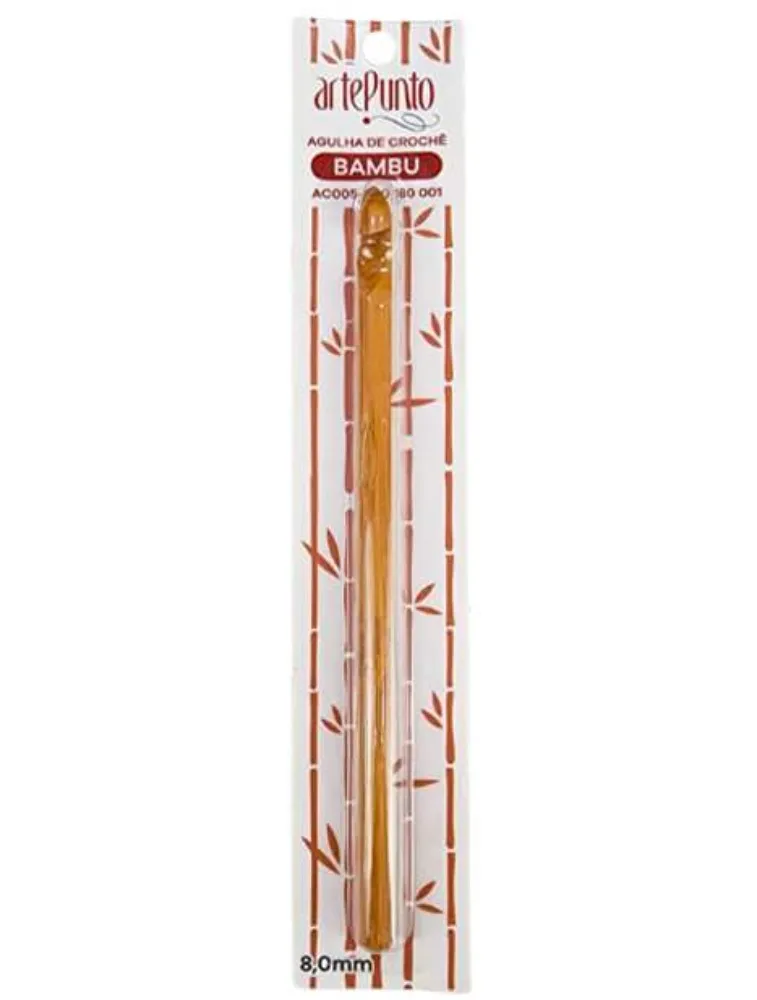 8,0 AGULHA CROCHE ARTEPUNTO BAMBU