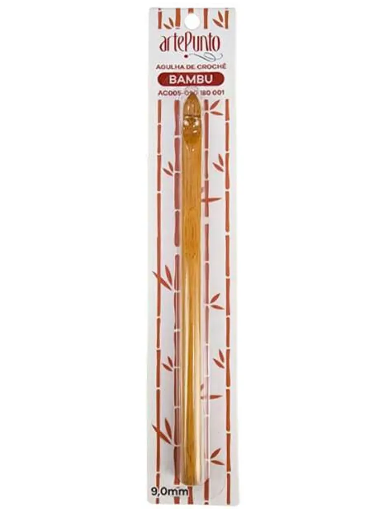 9,0 AGULHA CROCHE ARTEPUNTO BAMBU