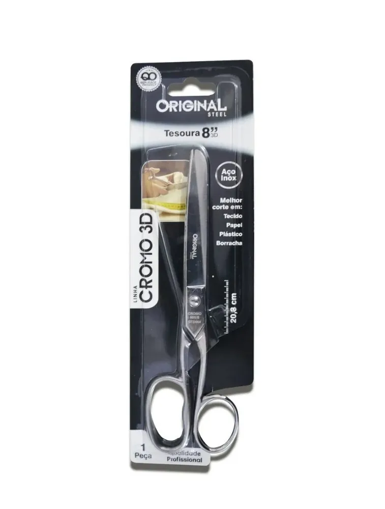  GT2444 TESOURA ORIGINAL 8 3D CROMO BLADE