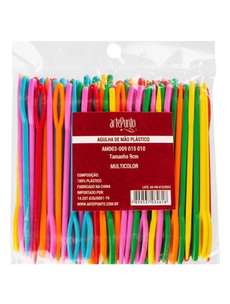 9,0MM AGULHA MAO ARTEPUNTO PLASTICA C100