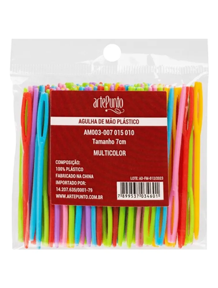 7,0MM AGULHA MAO ARTEPUNTO PLASTICA C100