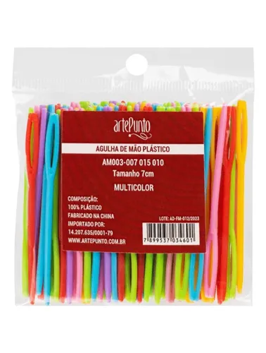 7,0MM AGULHA MAO ARTEPUNTO PLASTICA C100