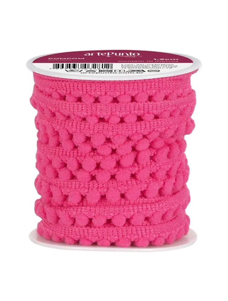 0008 POMPOM ARTEPUNTO PO001 1,2CM 10M