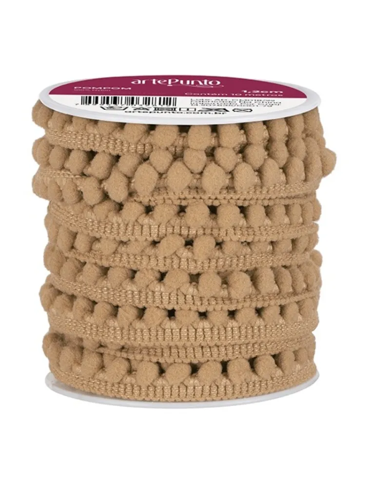 0037 POMPOM ARTEPUNTO PO001 1,2CM 10M