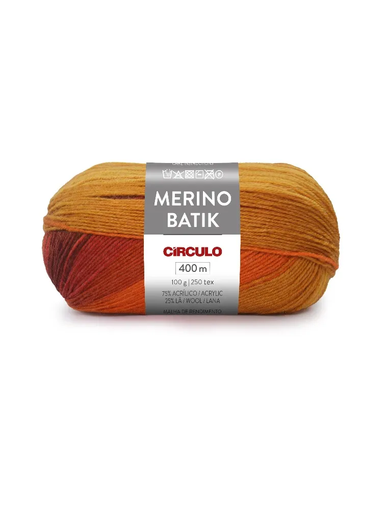 **9789 LA CIRCULO MERINO BATIK 100G 100%PAC