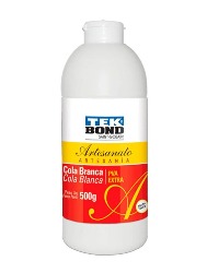 500G COLA TEKBOND BRANCA PVA ARTESANATO