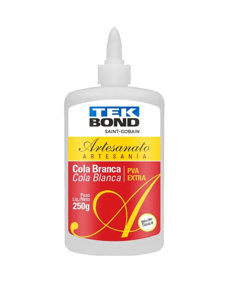 250G COLA TEKBOND BRANCA PVA ARTESANATO