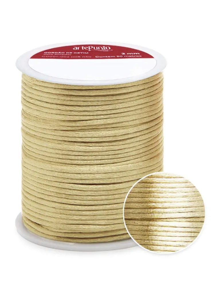 0050 CORDAO ARTEPUNTO CETIM 2MM 50M 100%PES