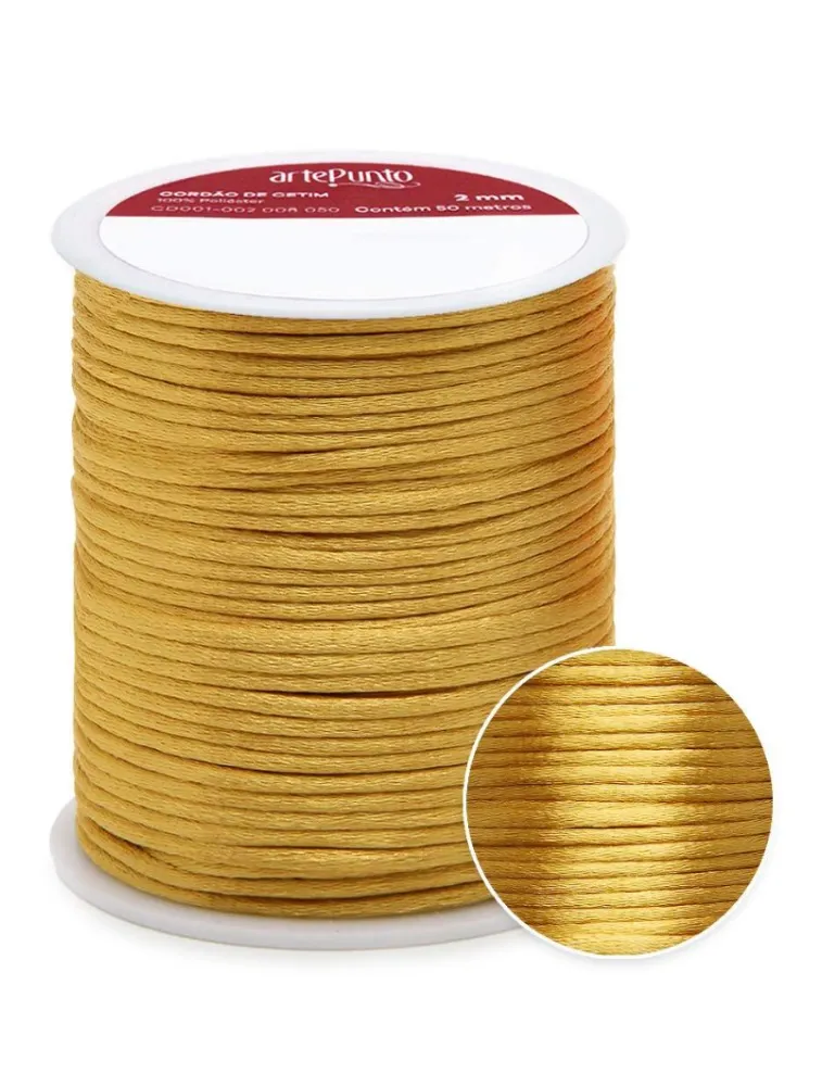 0054 CORDAO ARTEPUNTO CETIM 2MM 50M 100%PES