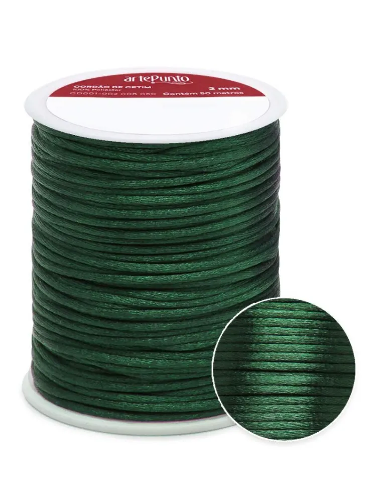 0154 CORDAO ARTEPUNTO CETIM 2MM 50M 100%PES