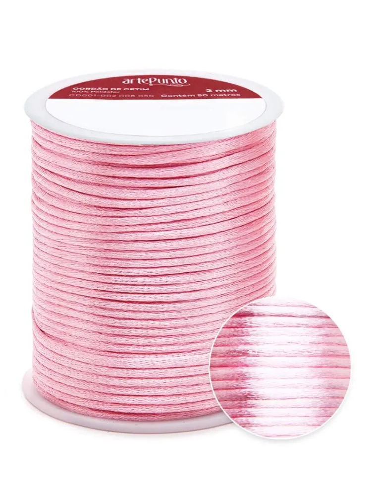 0157 CORDAO ARTEPUNTO CETIM 2MM 50M 100%PES