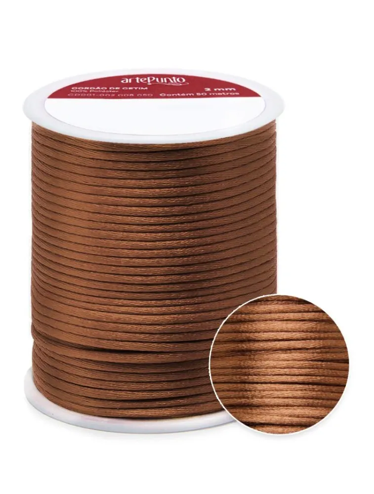 0119 CORDAO ARTEPUNTO CETIM 2MM 50M 100%PES