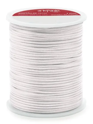 0001 CORDAO ARTEPUNTO CETIM 1MM 50M 100%PES