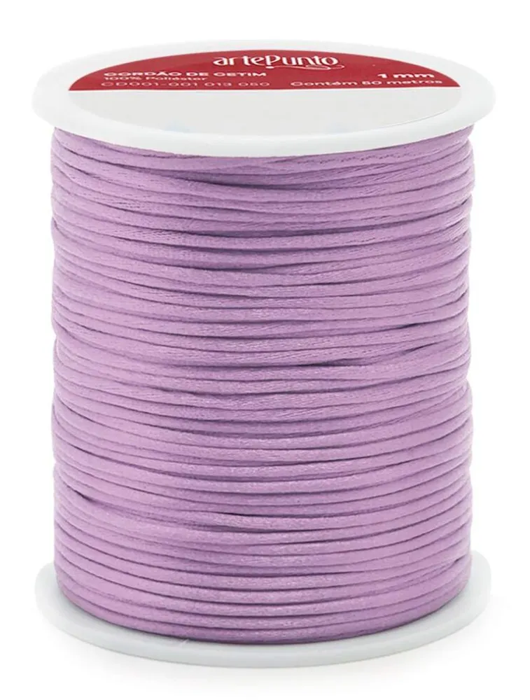 0009 CORDAO ARTEPUNTO CETIM 1MM 50M 100%PES