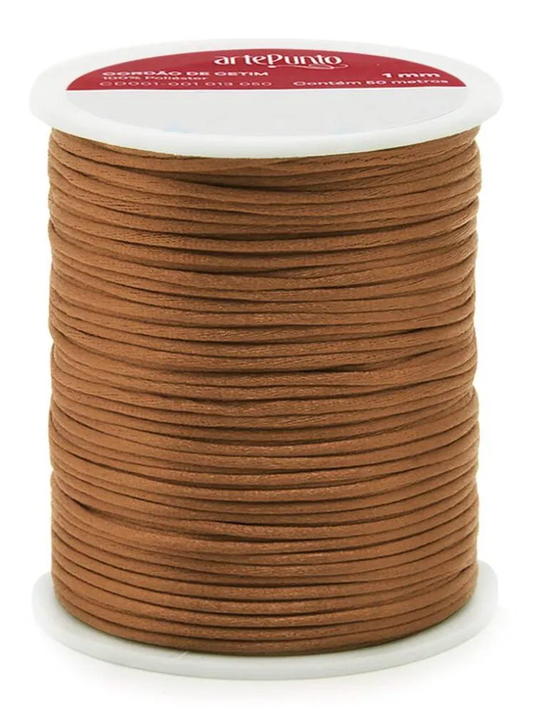 0119 CORDAO ARTEPUNTO CETIM 1MM 50M 100%PES