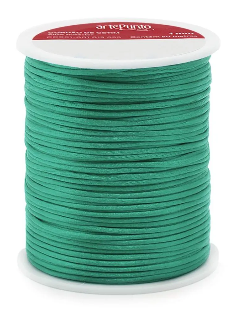 0161 CORDAO ARTEPUNTO CETIM 1MM 50M 100%PES