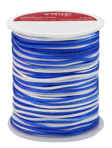 0182 CORDAO ARTEPUNTO CETIM 1MM 50M 100%PES