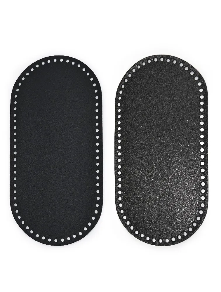 0010 BASE COURO CIRCULO OVAL 403261 10X28CM