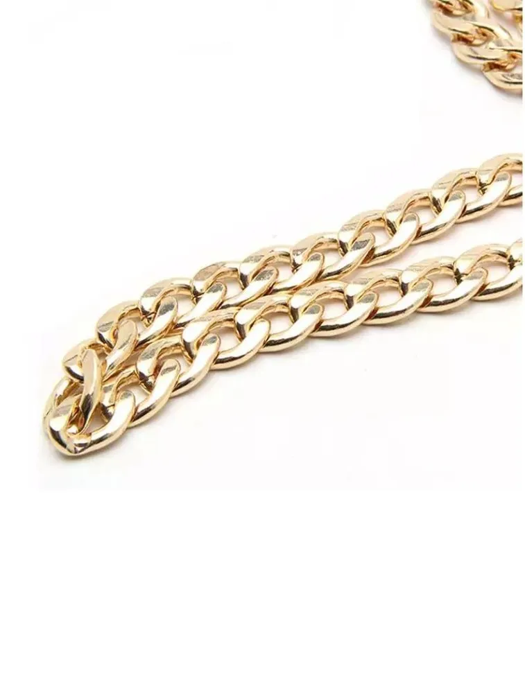 DOU. ALCA CIRCULO METAL CORRENTE GROSSA 120CM