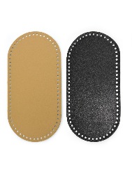 0020 BASE COURO CIRCULO OVAL 403261 10X28CM