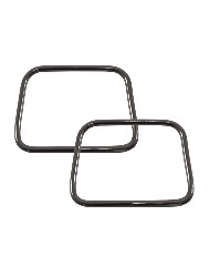 ONIX ALCA CIRCULO METAL RETANGULAR 416312 11X8CM