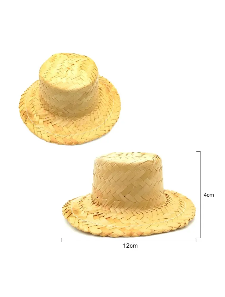CRU MINI CHAPEU ROMA PALHA BONECA 020037 C10