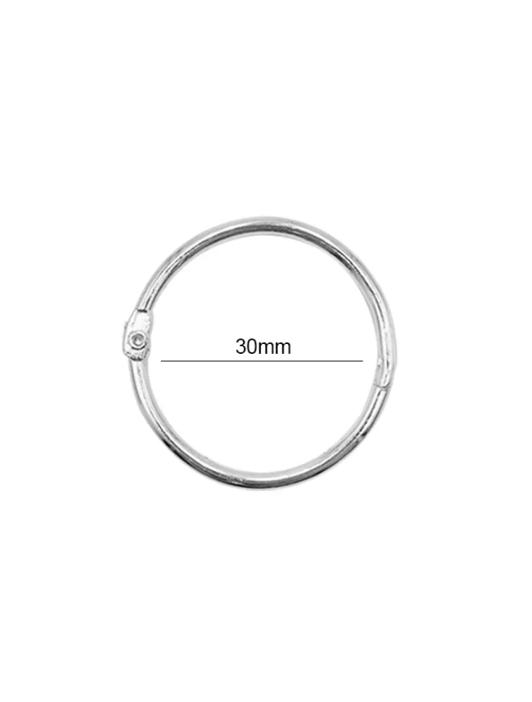 NIQ. ARGOLA CHAVEIRO ROMA  ARTICULADA 151810 30MM C4 100%FE