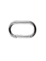 NIQ. ARGOLA CHAVEIRO ROMA  ARTICULADA OVAL 151515 25MM C4 100%FE