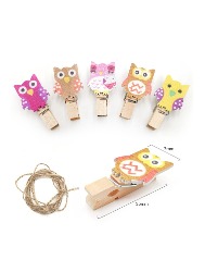 SOR. MINI PRENDEDOR ROMA CORUJA 151871 3X2CM C10