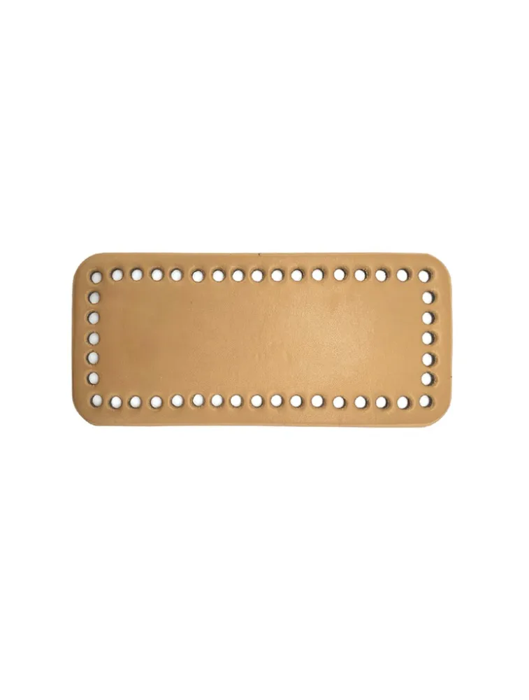 0016 BASE COURO ROMA RETANGULAR 151509 32X14CM 100%PES