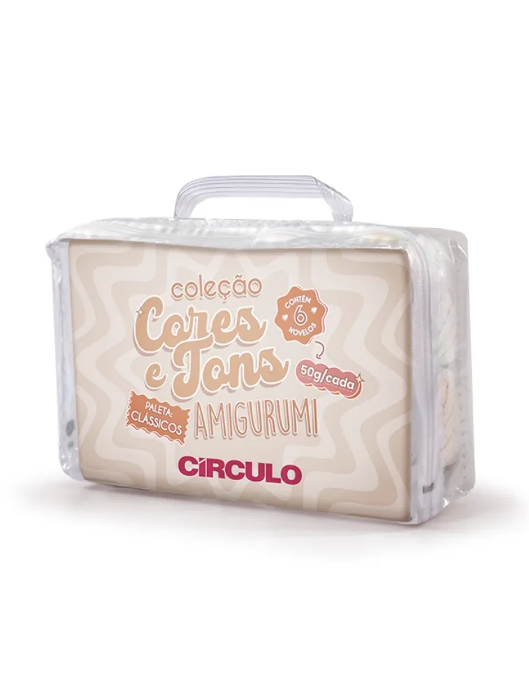 0002 KIT CIRCULO AMIGURUMI CORES E TONS C6