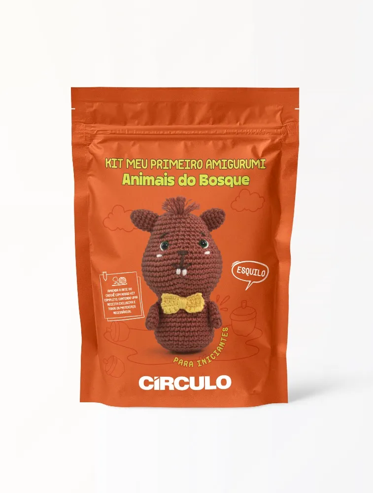 **0002 KIT CIRCULO AMIGURUMI ANIMAIS BOSQUE