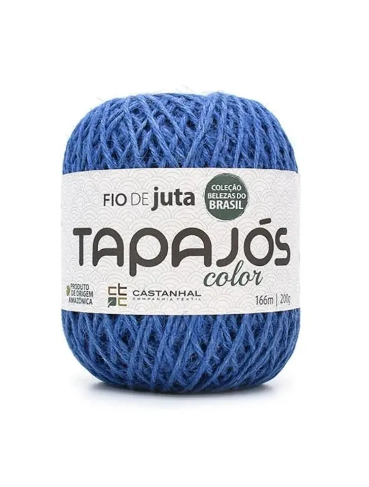 AZUL FIO DE JUTA CASTANHAL 10/4 TAPAJOS 200G 166M