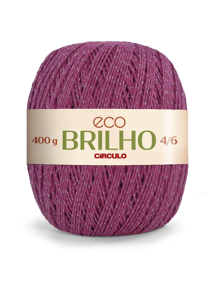 6122 BARBANTE CIRCULO ECO BRILHO PRATA 6 400G 83%CO