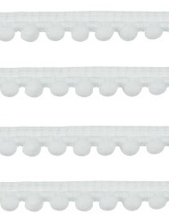 0001 POMPOM LULITEX 11MM 10M