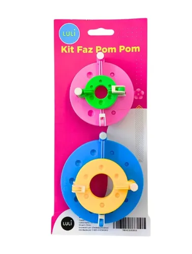 KIT LULITEX FAZ POMPOM 4 PARES 