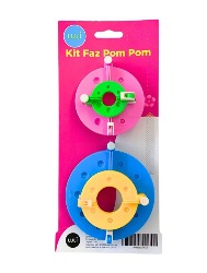 KIT LULITEX FAZ POMPOM 4 PARES 