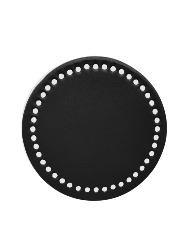 PTO. BASE COURO ROMA 151508 REDONDA 18CM 100%PES