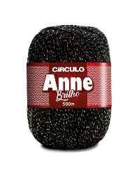 8990 LINHA CIRCULO ANNE BRILHO OURO 500M 100%CO